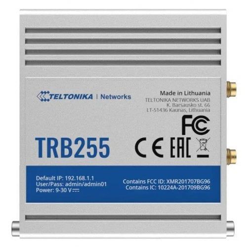 Teltonika TRB255000000 gateway/controller 10, 100 Mbit/s