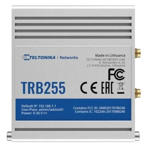 Teltonika TRB255000000 gateway/controller 10, 100 Mbit/s