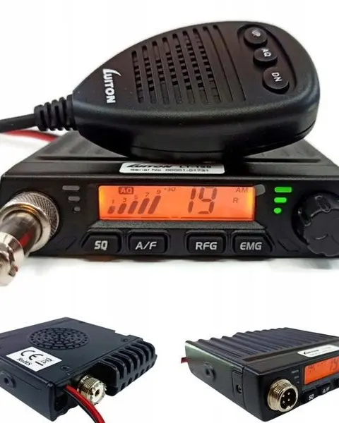 Luiton LT-198 ASQ AM/FM CB Radio Cigarette Lighter Plug Black