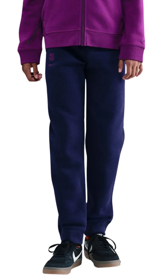 Spodnie dla dzieci Nike FC Barcelona 25/26 Tech Fleece granatowe HM4108 594  XL