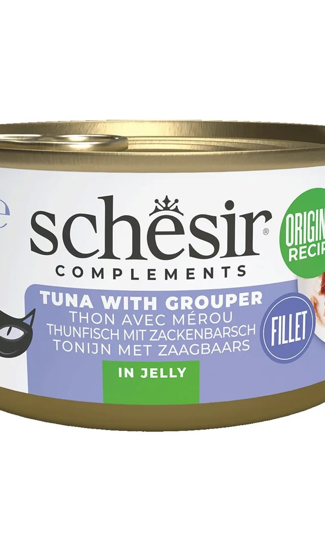 SCHESIR Tuna With Grouper In Jelly - Wet Cat Food - 70g