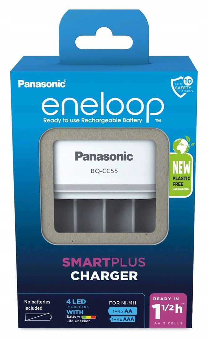 Battery Charger PANASONIC Eneloop Smartplus BQ-CC55 (BQ-CC55E)