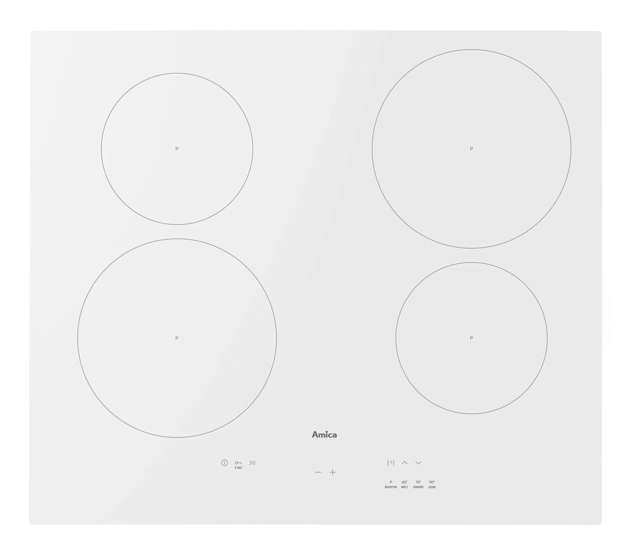 Induction Cooktop Amica PIDH6140PHTUN 3.0 White