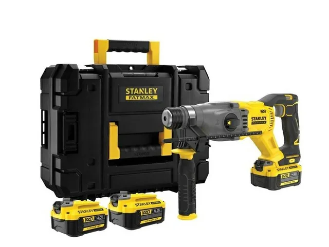 STANLEY MŁOTOWIERTARKA SDS 18V V20 2x4Ah KUFER