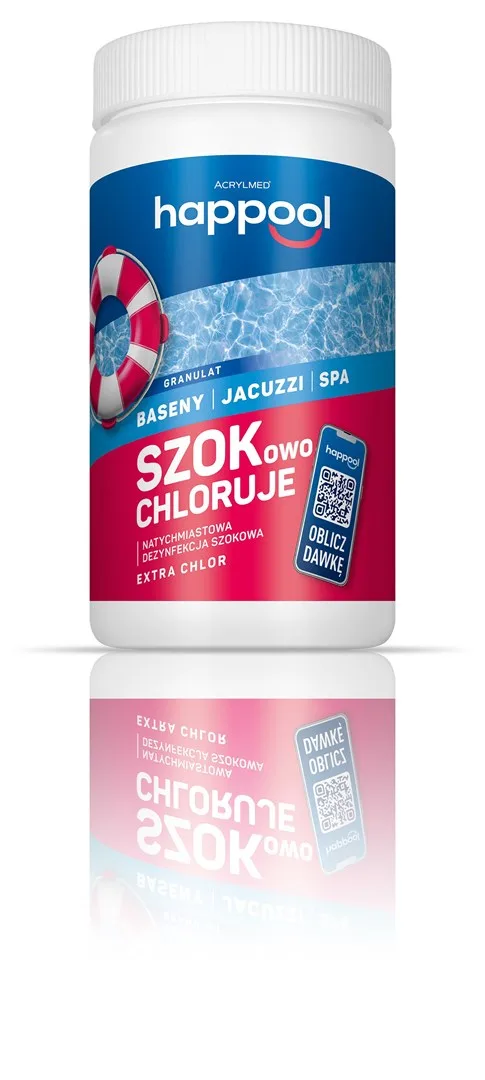 Acrylmed EXTRA CHLOR Granules For Controlling Algae Fungi And Bacteria In Swimming Pools 1 Kg