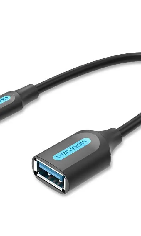 Vention USB 3.1(Gen 1) C Male to A Female OTG Cable 0.15M Black PVC Type