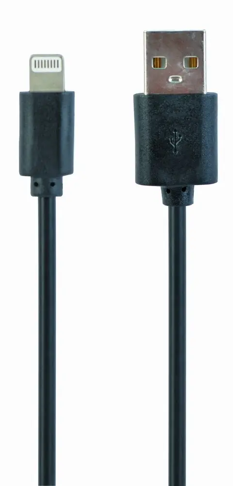 Gembird CC-USB2-AMLM-1M lightning cable Black