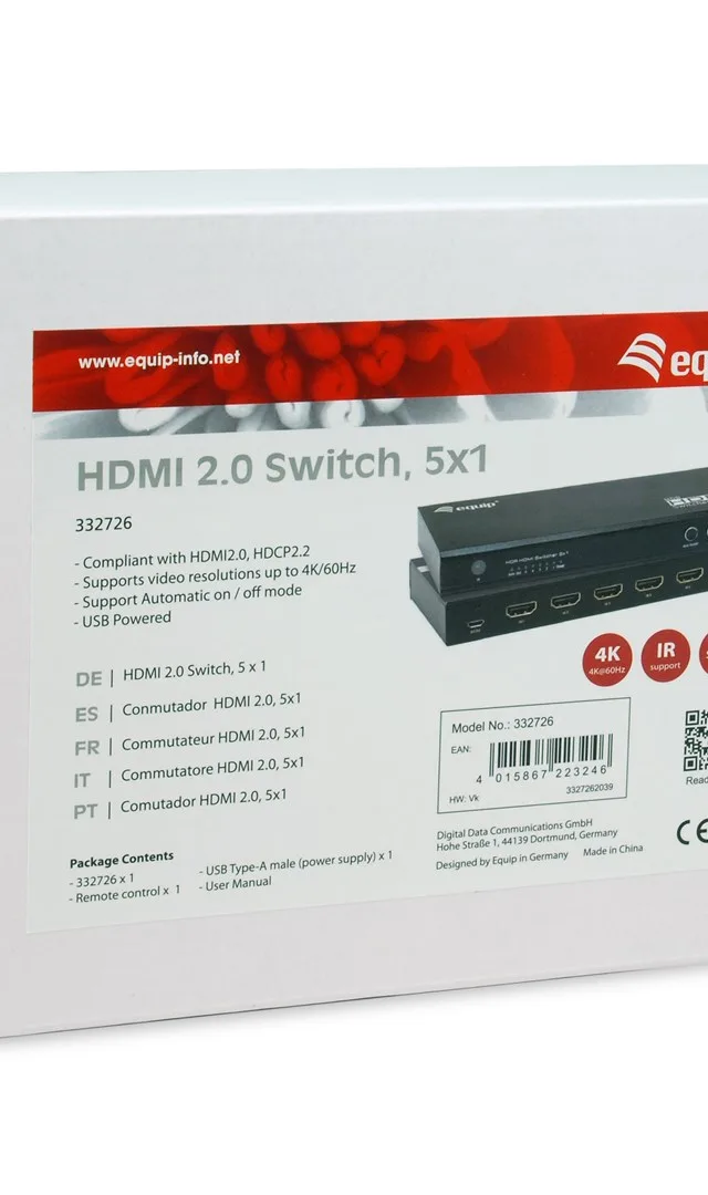 Equip 332726 video switch HDMI