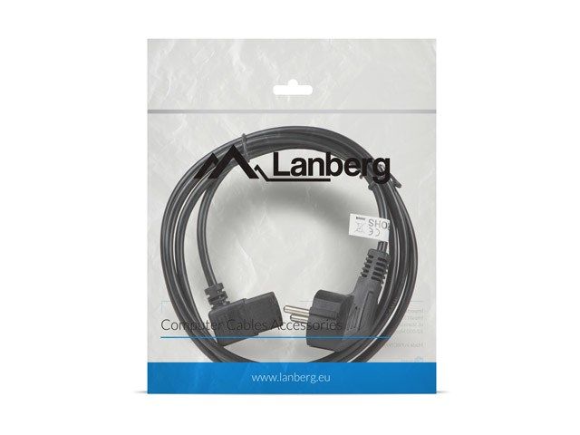 Lanberg CA-C13C-12CC-0018-BK power cable Black 2 m C13 coupler CEE7/7