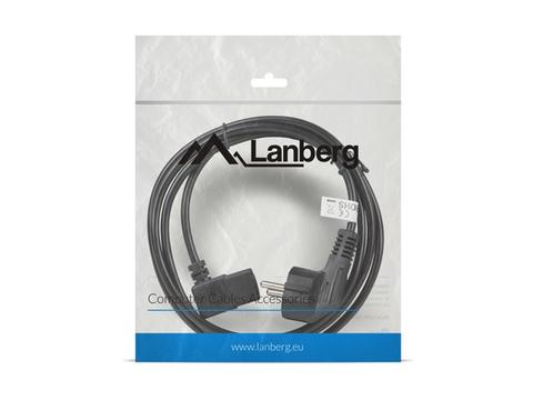 Lanberg CA-C13C-12CC-0018-BK power cable Black 2 m C13 coupler CEE7/7