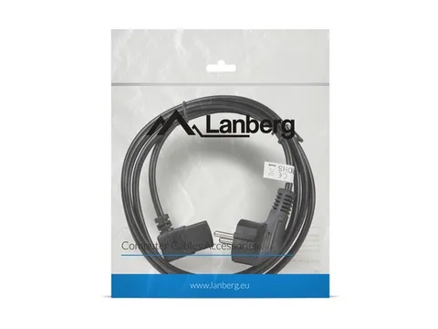 Lanberg CA-C13C-12CC-0018-BK power cable Black 2 m C13 coupler CEE7/7