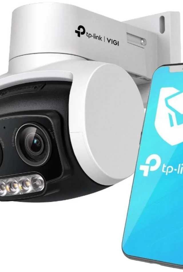 TP-Link VIGI 4MP Outdoor Full-Color Dual-Lens Varifocal Pan Tilt Network Camera