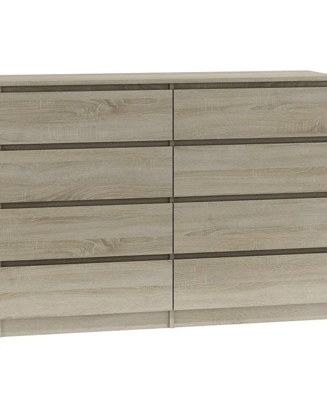 Topeshop M8 140 SONOMA chest of drawers