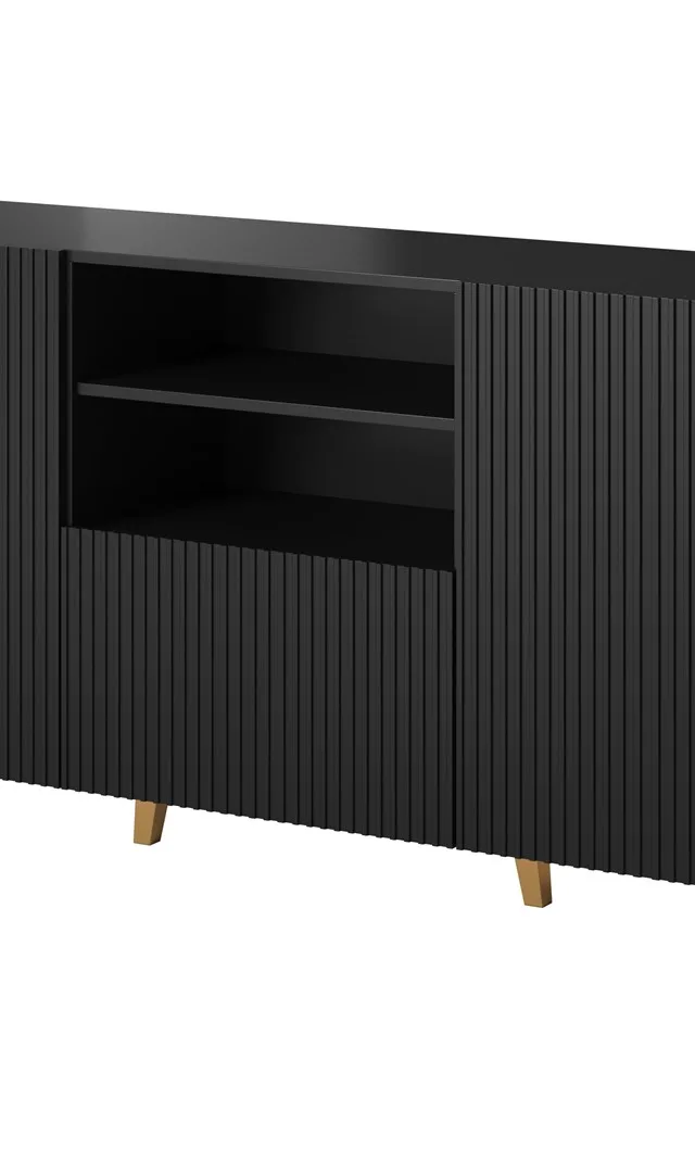 Cama Commode PAFOS 150x42x82 Black Matt