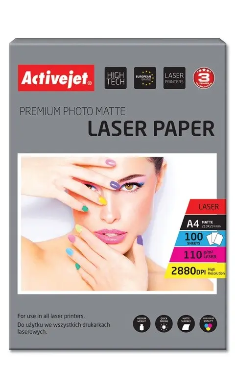 Activejet AP4-110M100L Matt Photo Paper A4 100 Sheets
