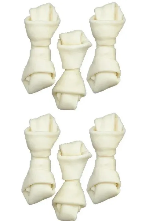 ZOLUX Knotted White Bone - Chew For Dog - 54g