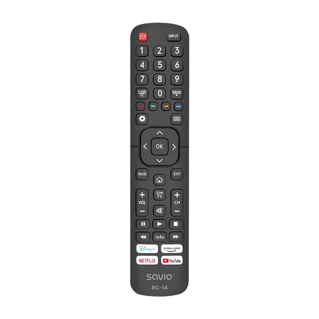 SAVIO RC-14 Universal Remote Control/Replacement For HISENSE SMART TV