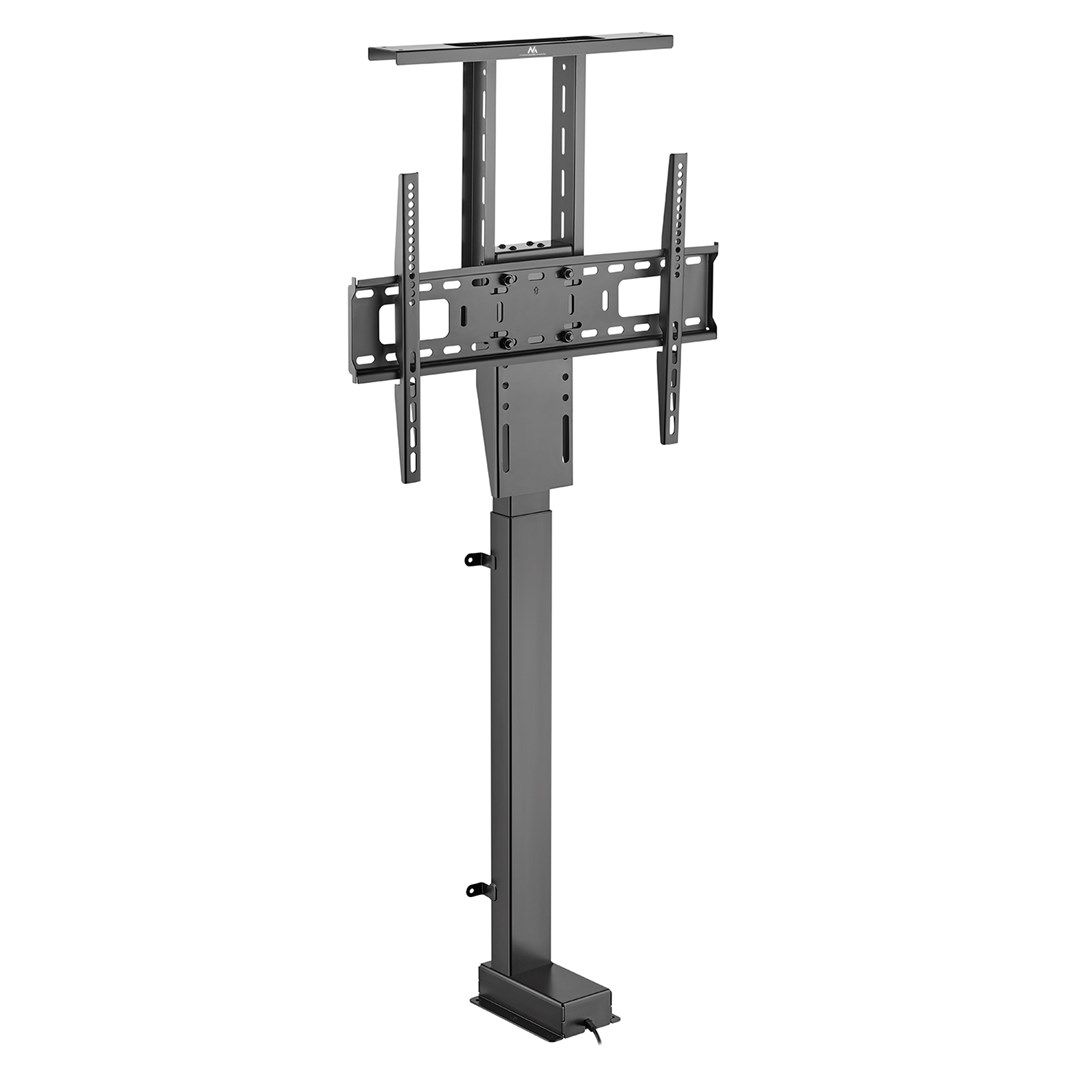 Maclean MC-866T Smart Motorized Electric TV Lift TUYA Mobile App Floor Mount Bracket Alexa Google Home 37''-80'' 60kg Cabinet VESA (EU Plug)