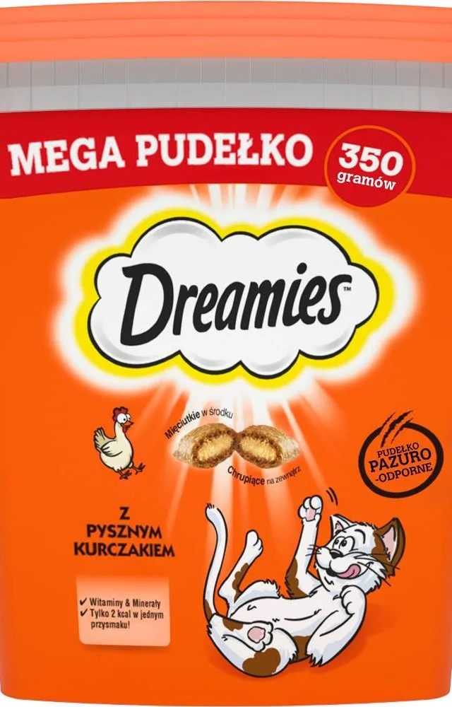DREAMIES Mixed Flavours With Chicken And Cheese - Cat Treat - 350g