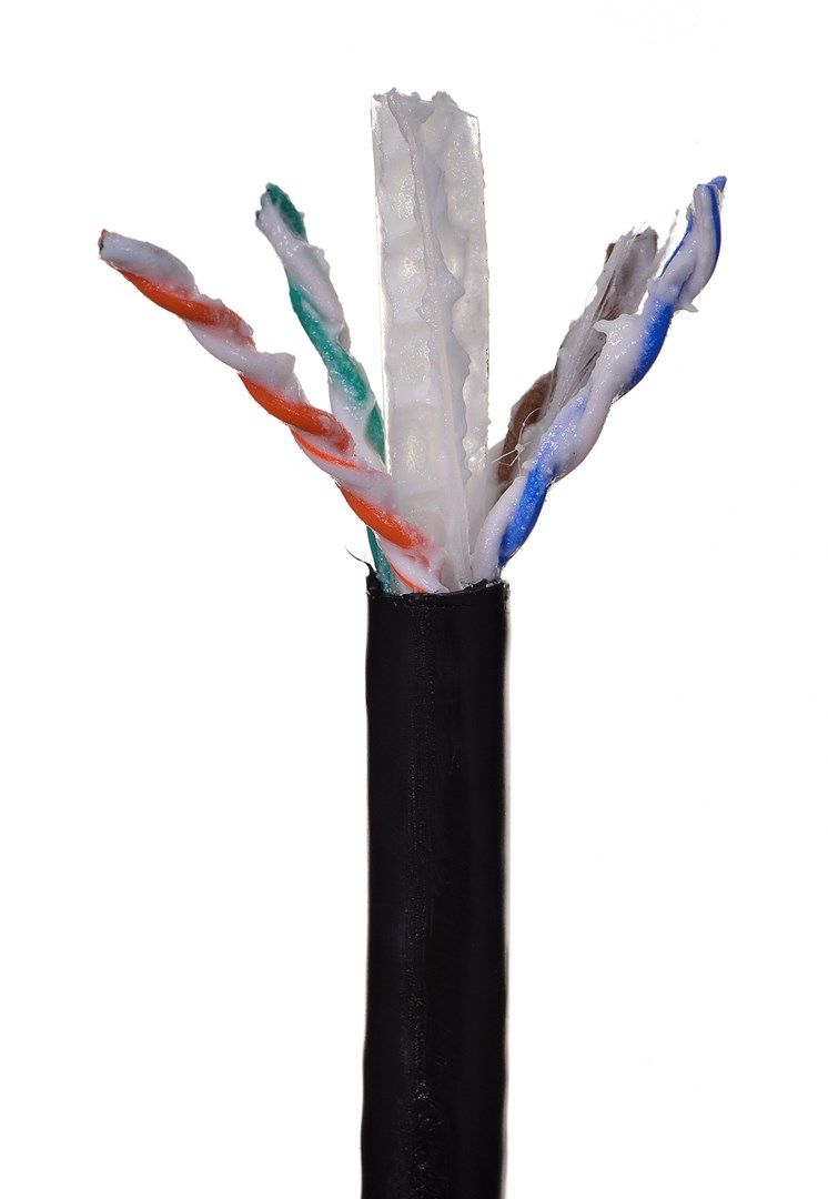 Alantec KIU6OUTZ305 networking cable Black 305 m Cat6 U/UTP (UTP)