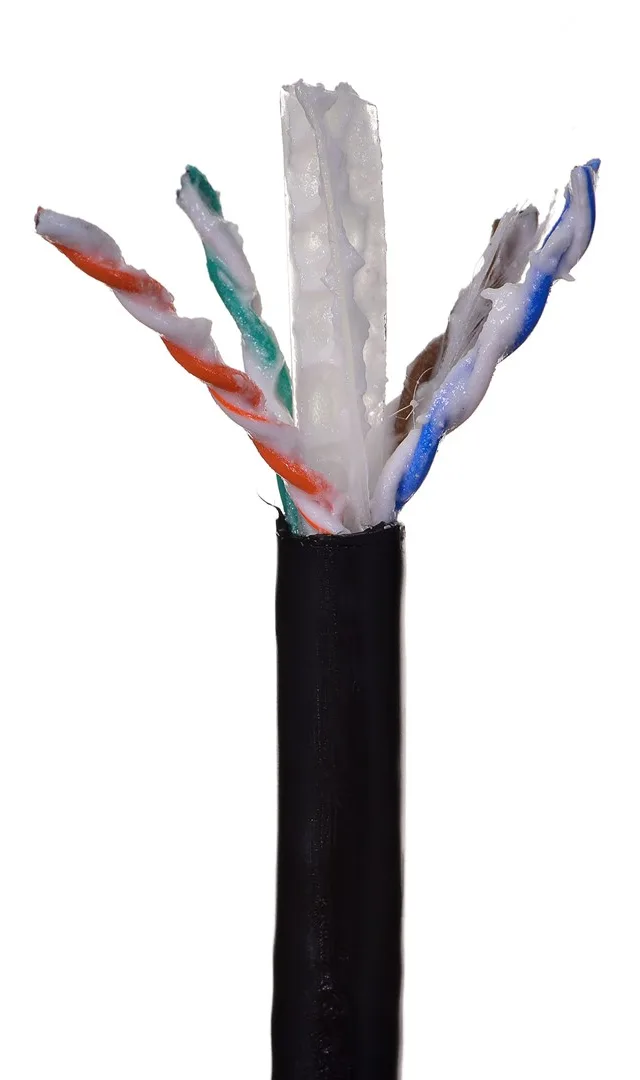 Alantec KIU6OUTZ305 networking cable Black 305 m Cat6 U/UTP (UTP)