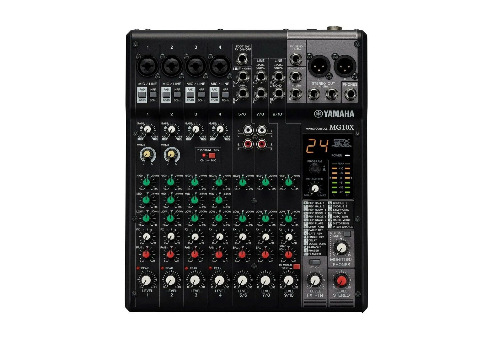 Yamaha MG10X CV - 10-Channel Mixing Console