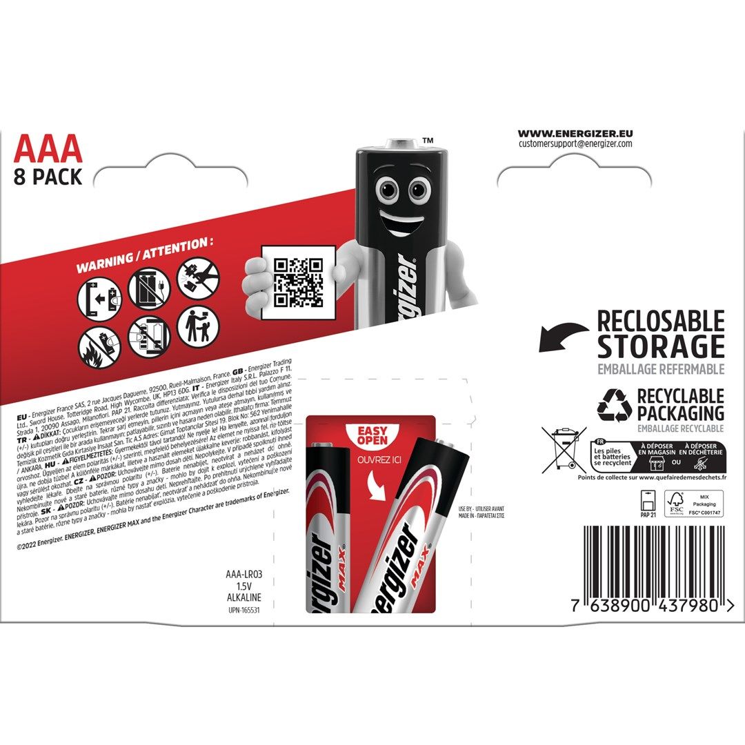 Energizer MAX AAA Single-use battery Alkaline