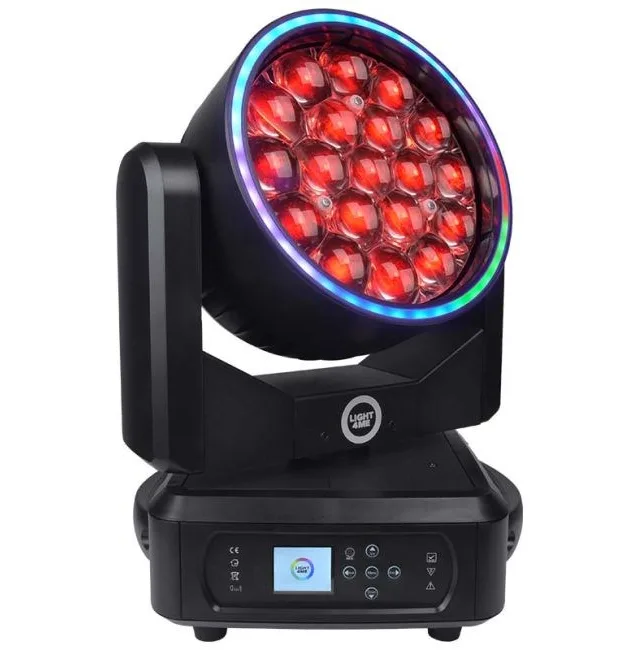 LIGHT4ME ZOOM WASH 19X15 RING LED Moving Head