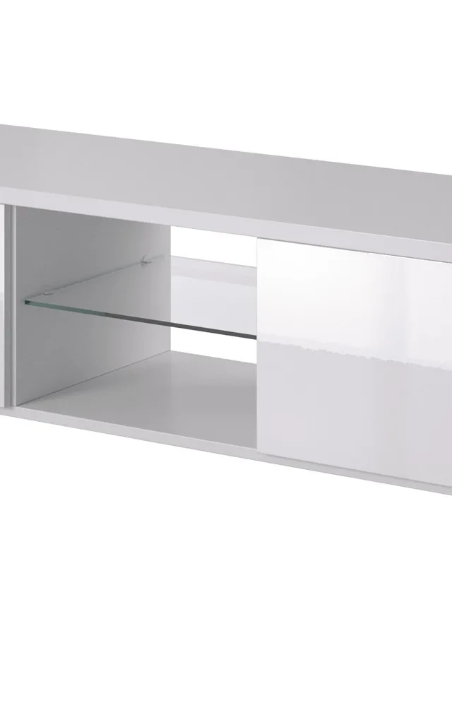 Cama TV Stand WEST 42/130/42 White/White Gloss