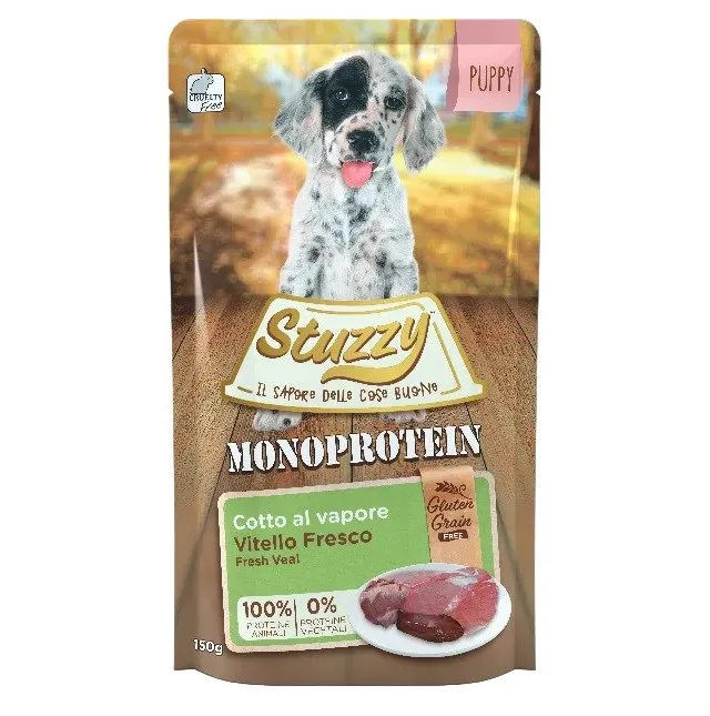 STUZZY Monoprotein Puppy Veal - Wet Dog Food - 150 G