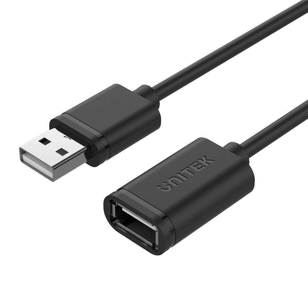 UNITEK Y-C450GBK USB cable USB 2.0 2 m USB A 0.48 Gbit/s Black