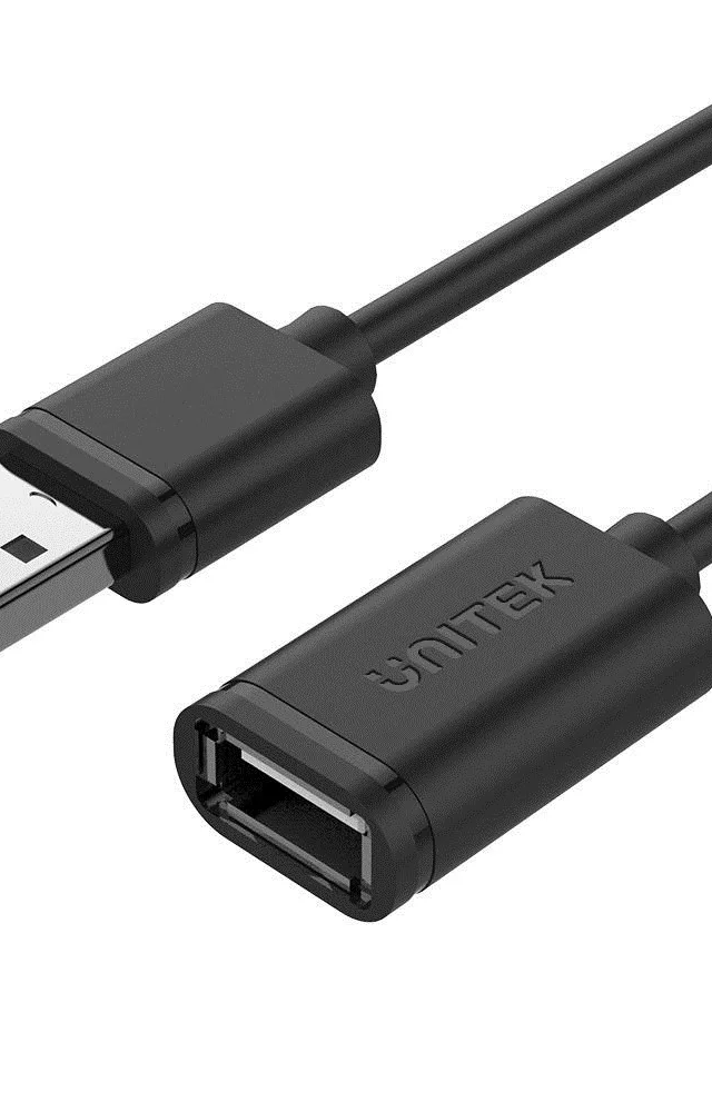 UNITEK Y-C450GBK USB cable USB 2.0 2 m USB A 0.48 Gbit/s Black