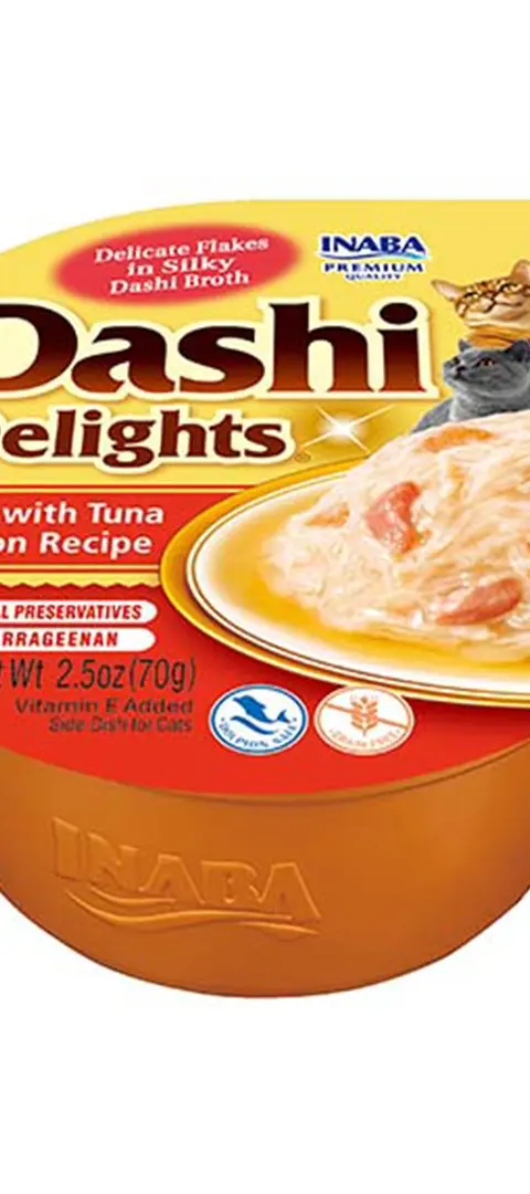 INABA Dashi Delights Chicken Tuna Salmon Bouillon - Cat Treat - 70g