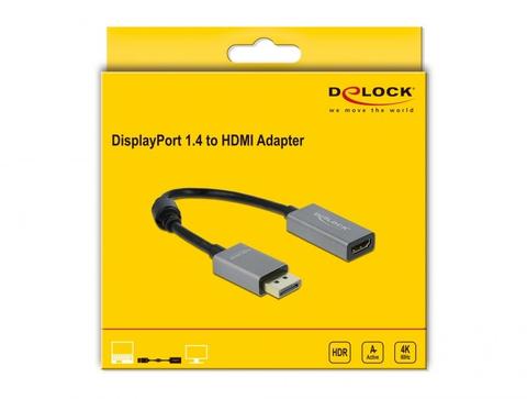 DeLOCK Active DisplayPort 1.4 to HDMI Adapter 4K 60 Hz (HDR)