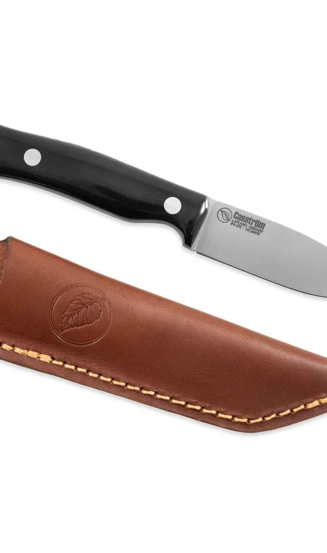 Nóż CasströM No.8 SFK Black Micarta 14C28N