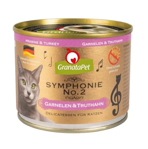 GRANATAPET Symphonie No.2 Prawns And Turkey - Wet Cat Food - 200g