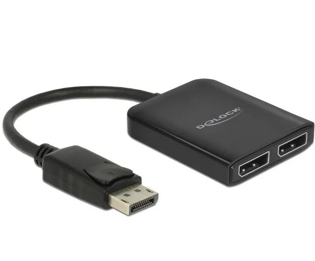 DeLOCK DisplayPort 1.4 Splitter 1 X DisplayPort To 2 X DisplayPort MST