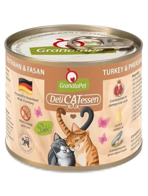 GRANATAPET DeliCATessen Turkey And Pheasant - Wet Cat Food - 200g