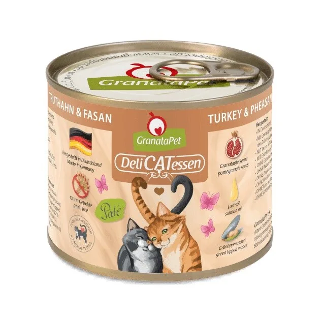 GRANATAPET DeliCATessen Turkey And Pheasant - Wet Cat Food - 200g