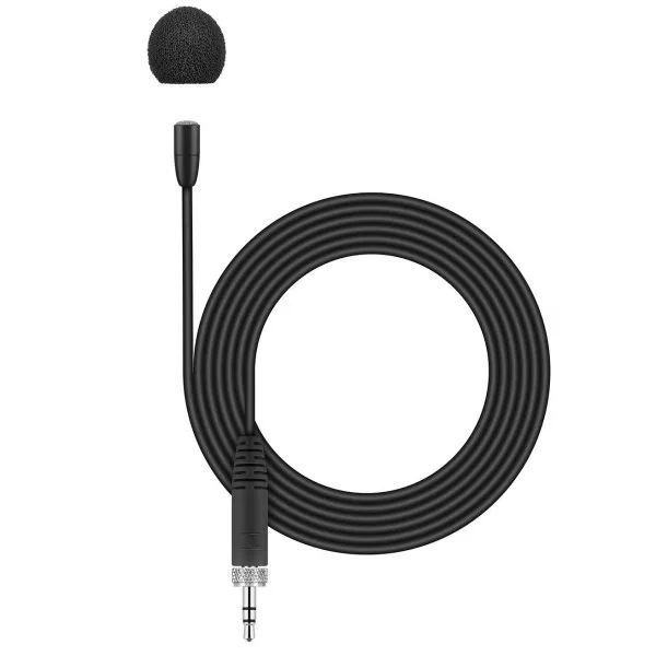 Sennheiser MKE Essential Omni Black - Miniature Lavalier Microphone With 3.5 Mm Jack Connector (Black)