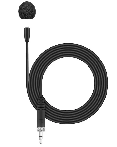 Sennheiser MKE Essential Omni Black - Miniature Lavalier Microphone With 3.5 Mm Jack Connector (Black)
