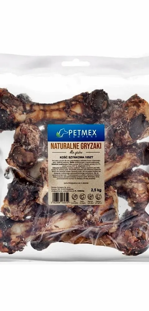 PETMEX Ham Bone 10 Pcs. - Dog Treat - 2 5kg