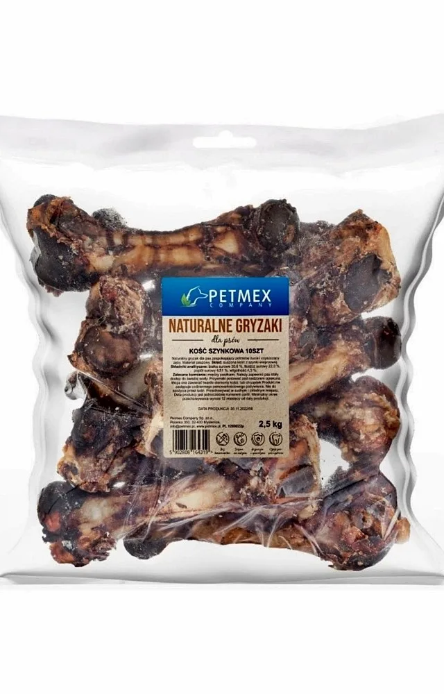 PETMEX Ham Bone 10 Pcs. - Dog Treat - 2 5kg