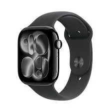 Apple Watch Series 11Â GPS Cellular 46mm Space Grey Aluminium Case With Black Sport Band - S/M