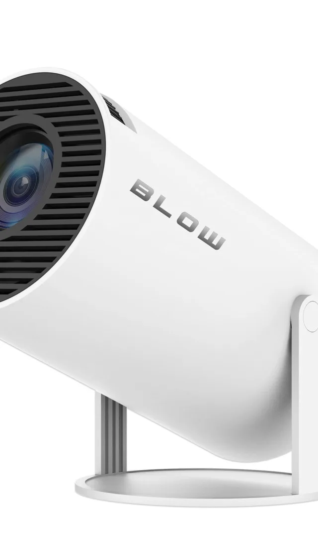BLOW AndroidTV HD Cinema WHITE Portable Projector