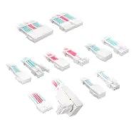 Kolink Core Pro Braided Cable Extension Kit 12V-2x6 Type 1 - Brilliant White/Neon Blue/Pure Pink