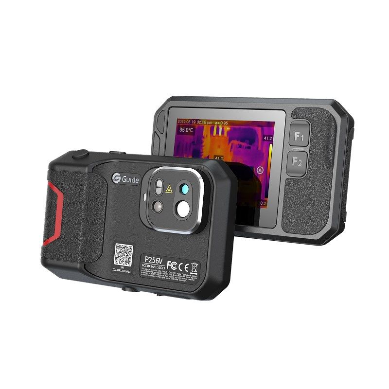 Guide Sensmart PF210 Thermal Imaging Camera Vanadium Oxide Uncooled Focal Plane Arrays Black 256 X 192 Pixels Built-In Display LCD