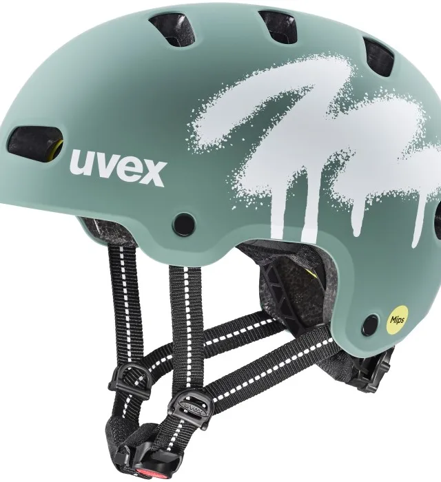 Kask Rowerowy DziecięCy UVEX Kid 4 Style MIPS Green