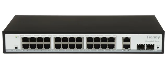 POE SWITCH TC-P3S028 SPEC:G/2422/AT/280 24-PORT SFP TIANDY