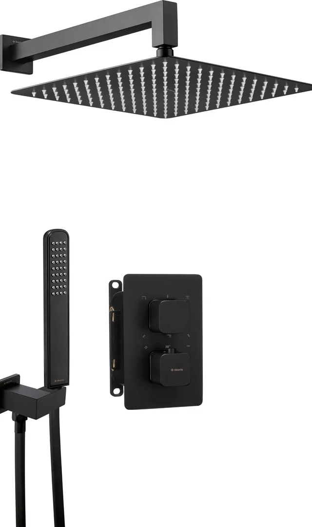 Concealed Shower Set With Thermostatic BOX